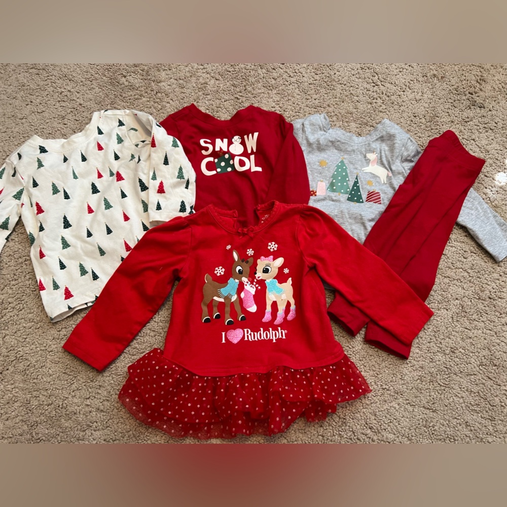 12 Month Baby Girl Christmas Bundle